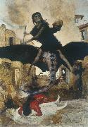 Arnold Bocklin Plague oil